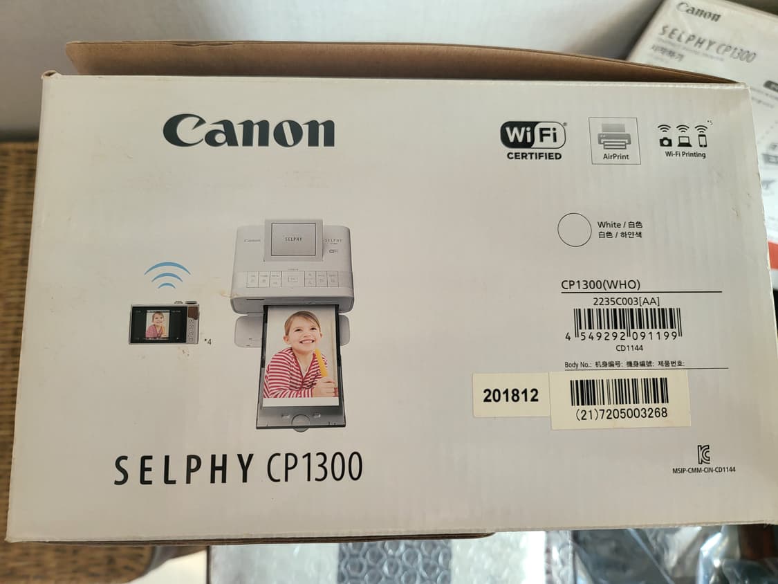 새상 정품 캐논 포토 프린터  Selphy CP1300 상품이미지4