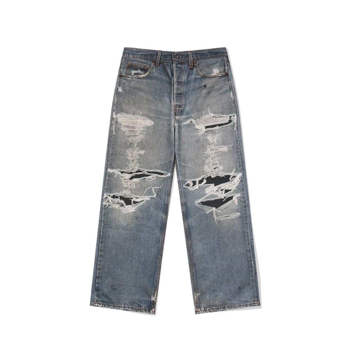 마하그리드 ALLOVER VINTAGE PRINT DENIM PANT  상품이미지1