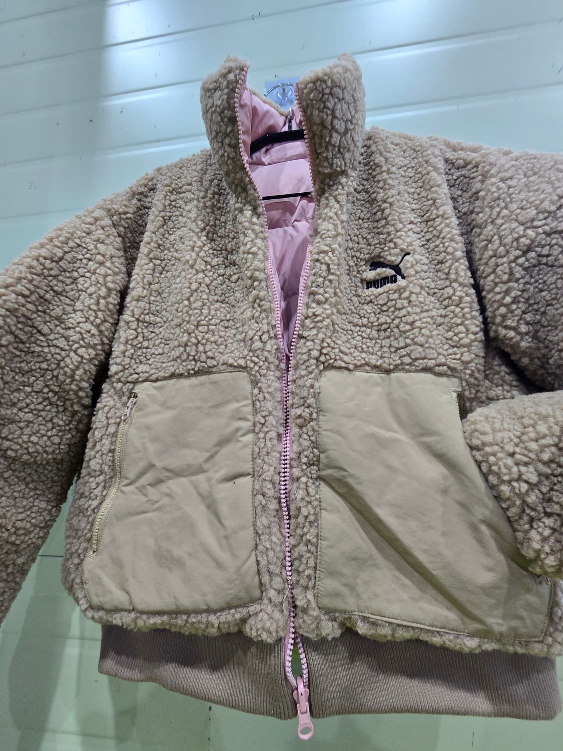 푸마 리버시블 양면 패딩/양털 자켓 상품이미지7