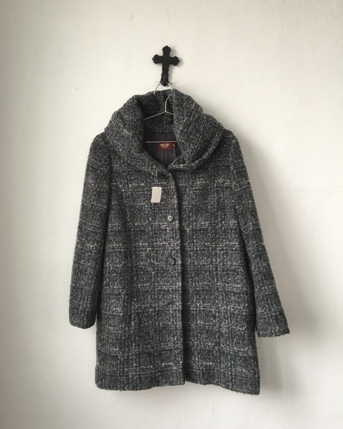 Thick neck woolen coat 상품이미지2