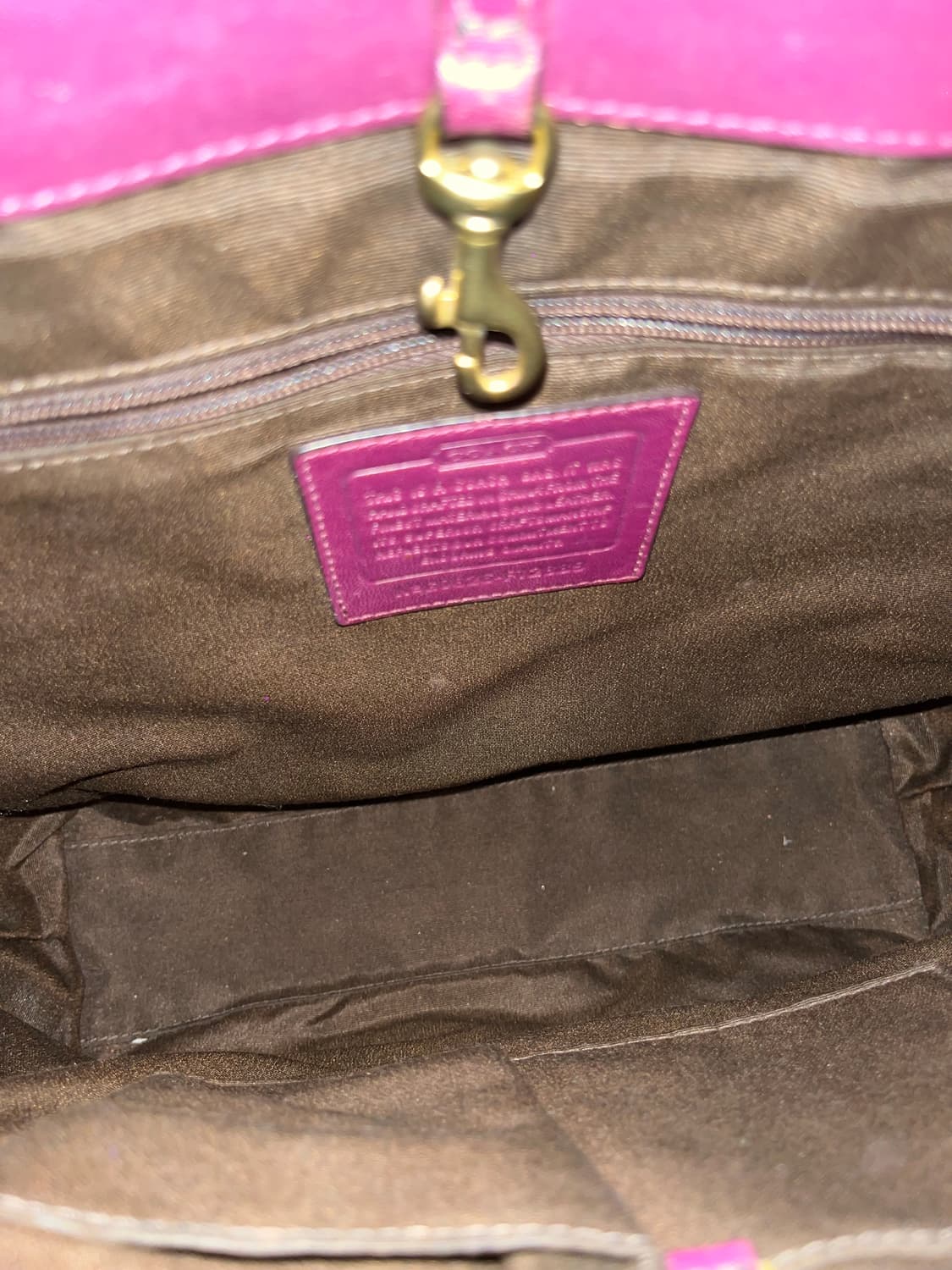 Coach Red&Brown bag 상품이미지7