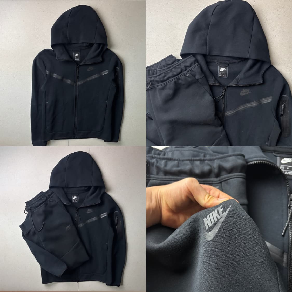 나이키 테크팩 블랙 셋업 상품이미지4