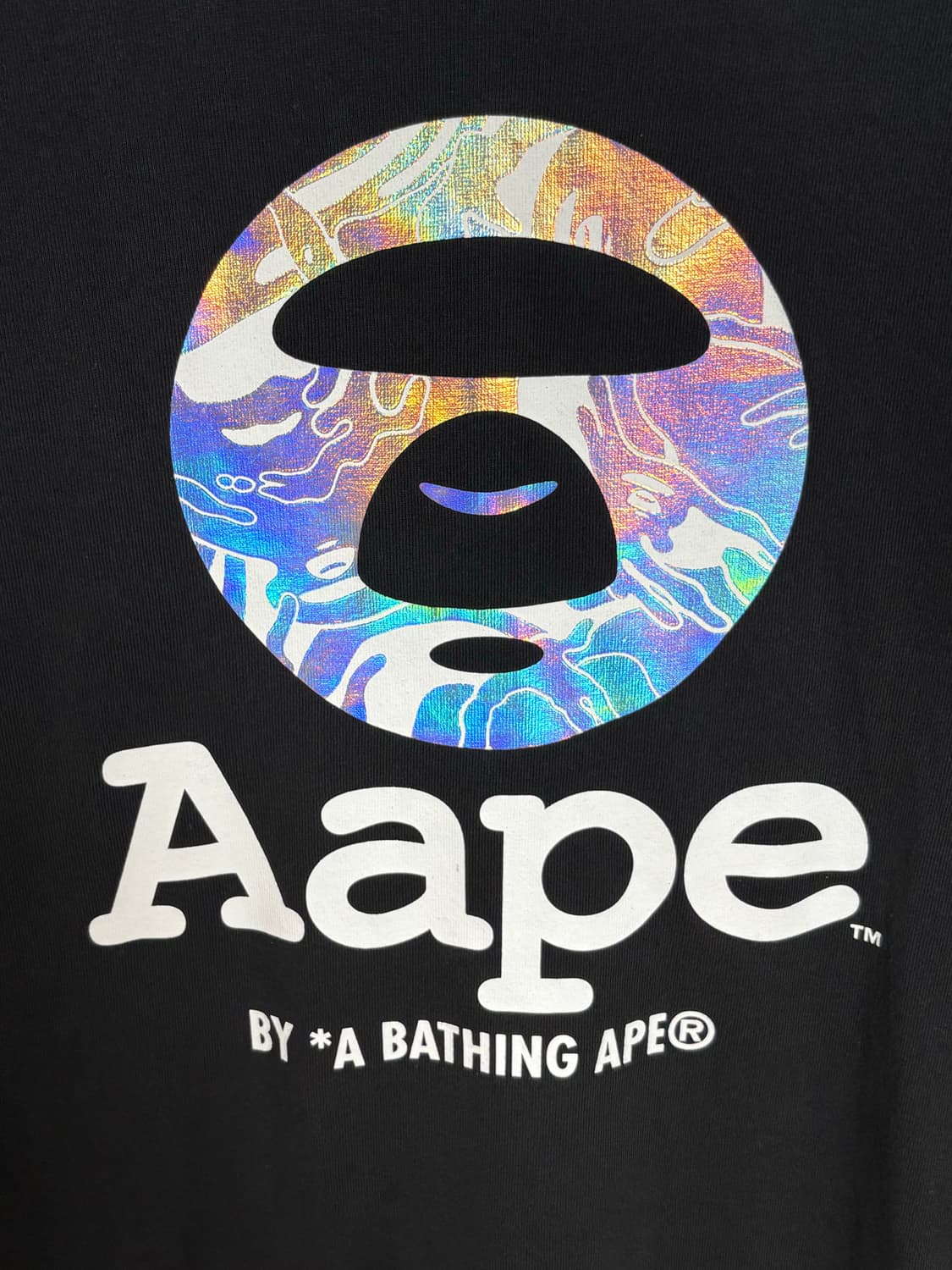 에이프 베이프 홀로그램 티셔츠  상품이미지6