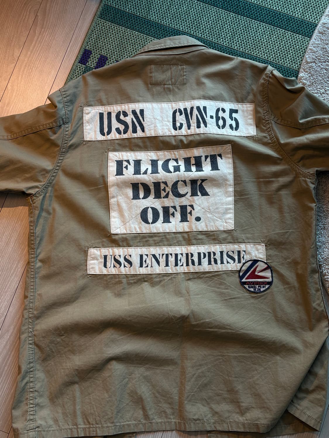 Avirex 아비렉스 립스탑 USN 셔츠/자켓 상품이미지1