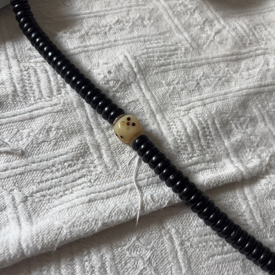 라리앗 Ox bone dice prayer 비즈 목걸이 상품이미지4