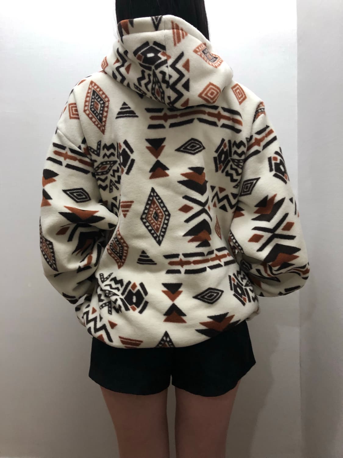 빈티지 아이보리 히피 플리스 집업 상품이미지9