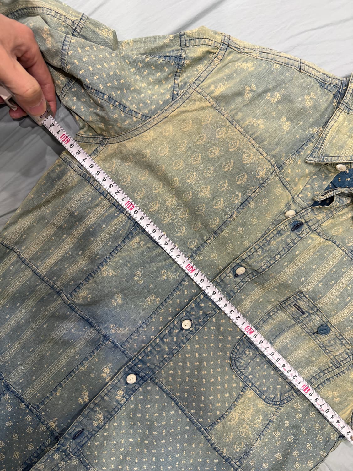 폴로 패치워크 셔츠, rrl 상품이미지6