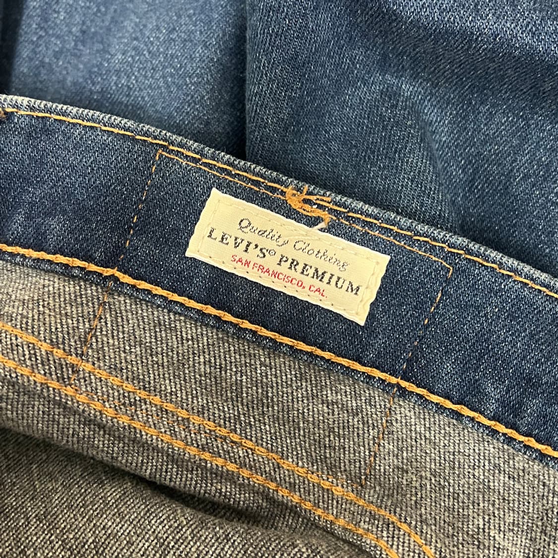 리바이스 프리미엄 505 블랭크탭 데님 팬츠 청바지 30 상품이미지5