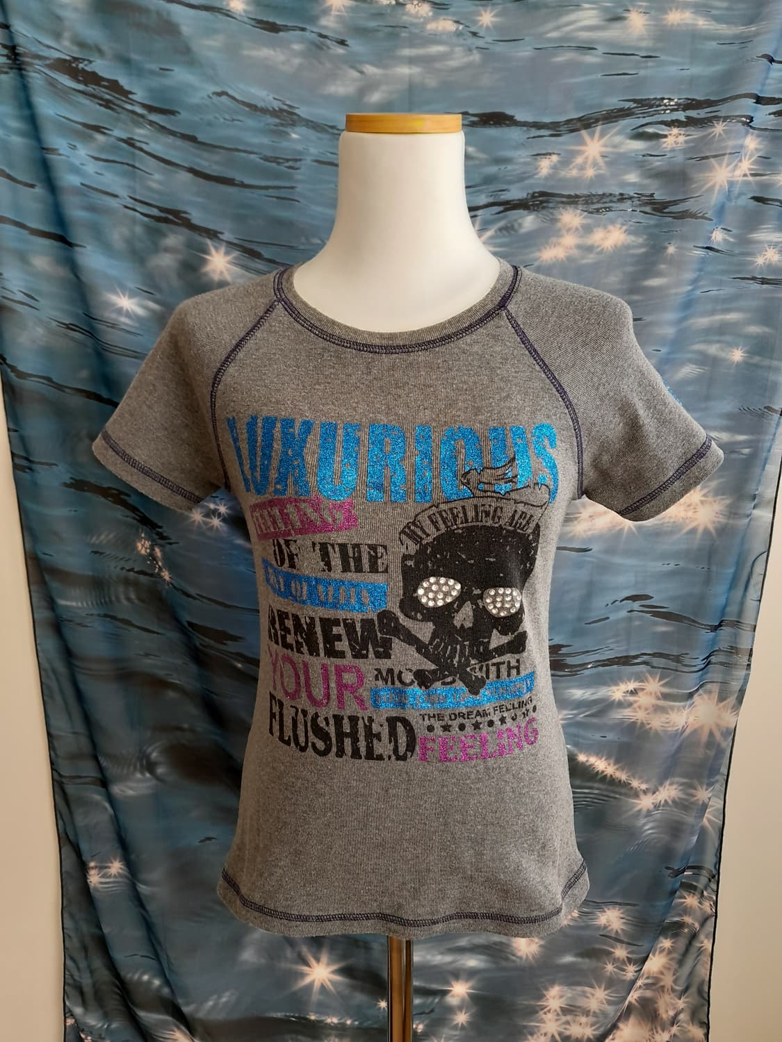 와투케 펑크 스컬 반팔티 상품이미지1