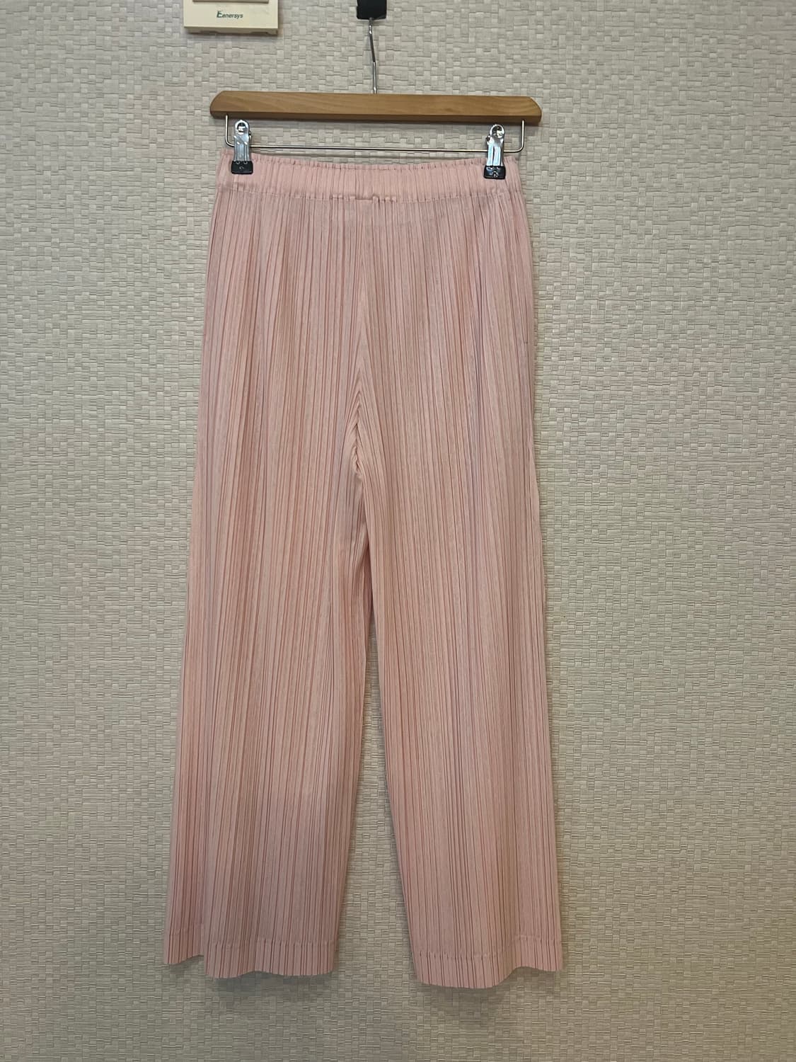 플리츠플리즈 라미 팬츠 라이트 핑크 상품이미지3