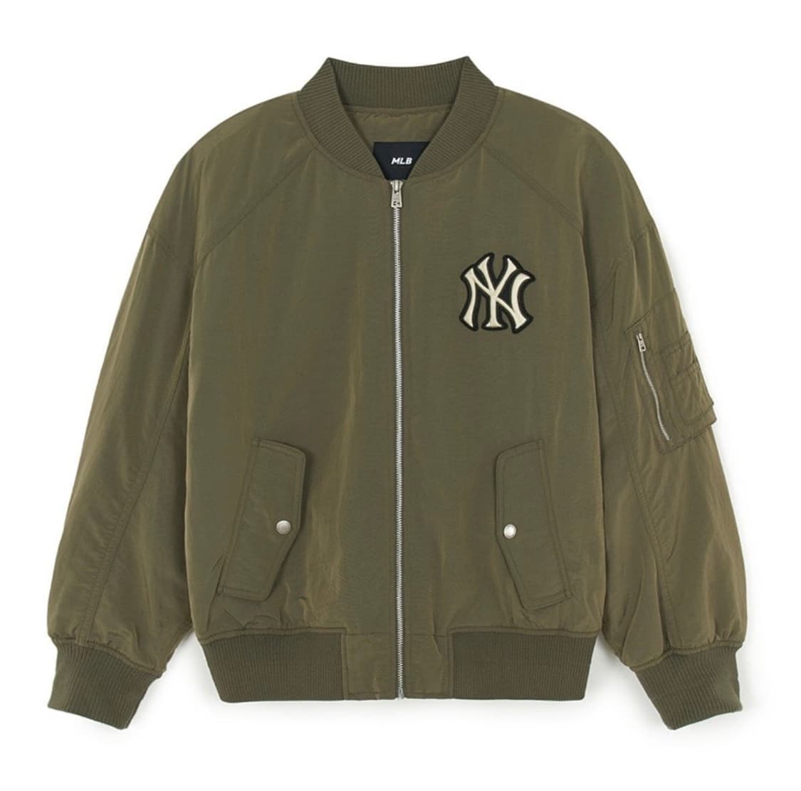 MLB 공용 베이직 나일론 봄버자켓 상품이미지1