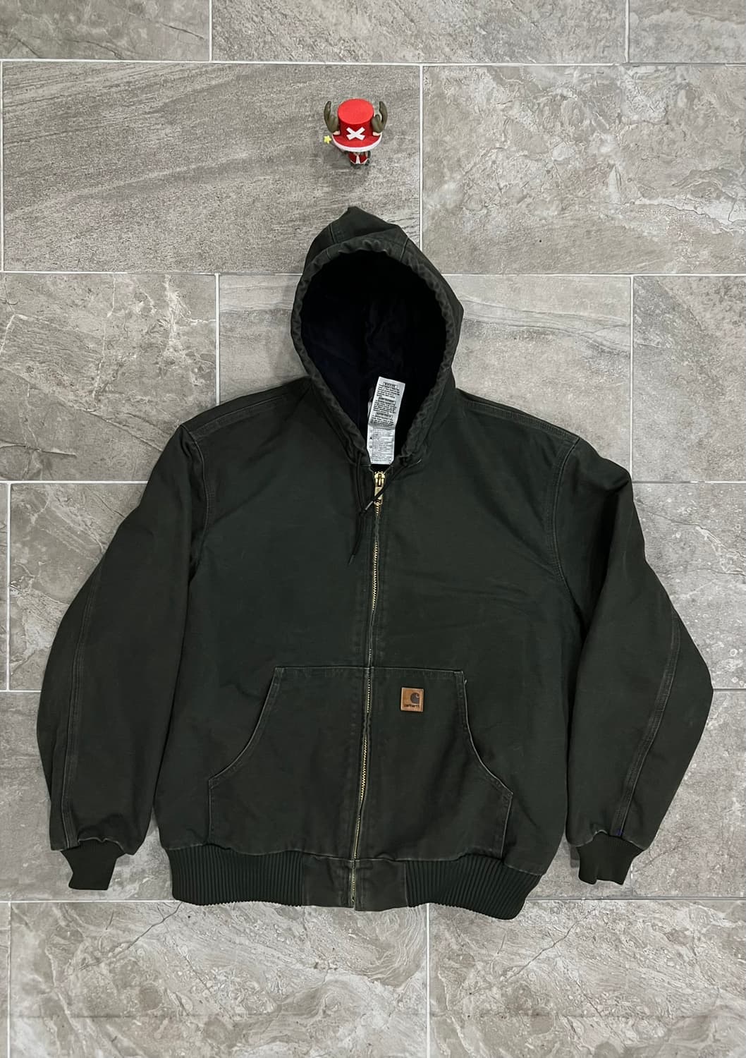 (XL) 칼하트 후드 덕 액티브 자켓 J130 MOS 모스그린 상품이미지1