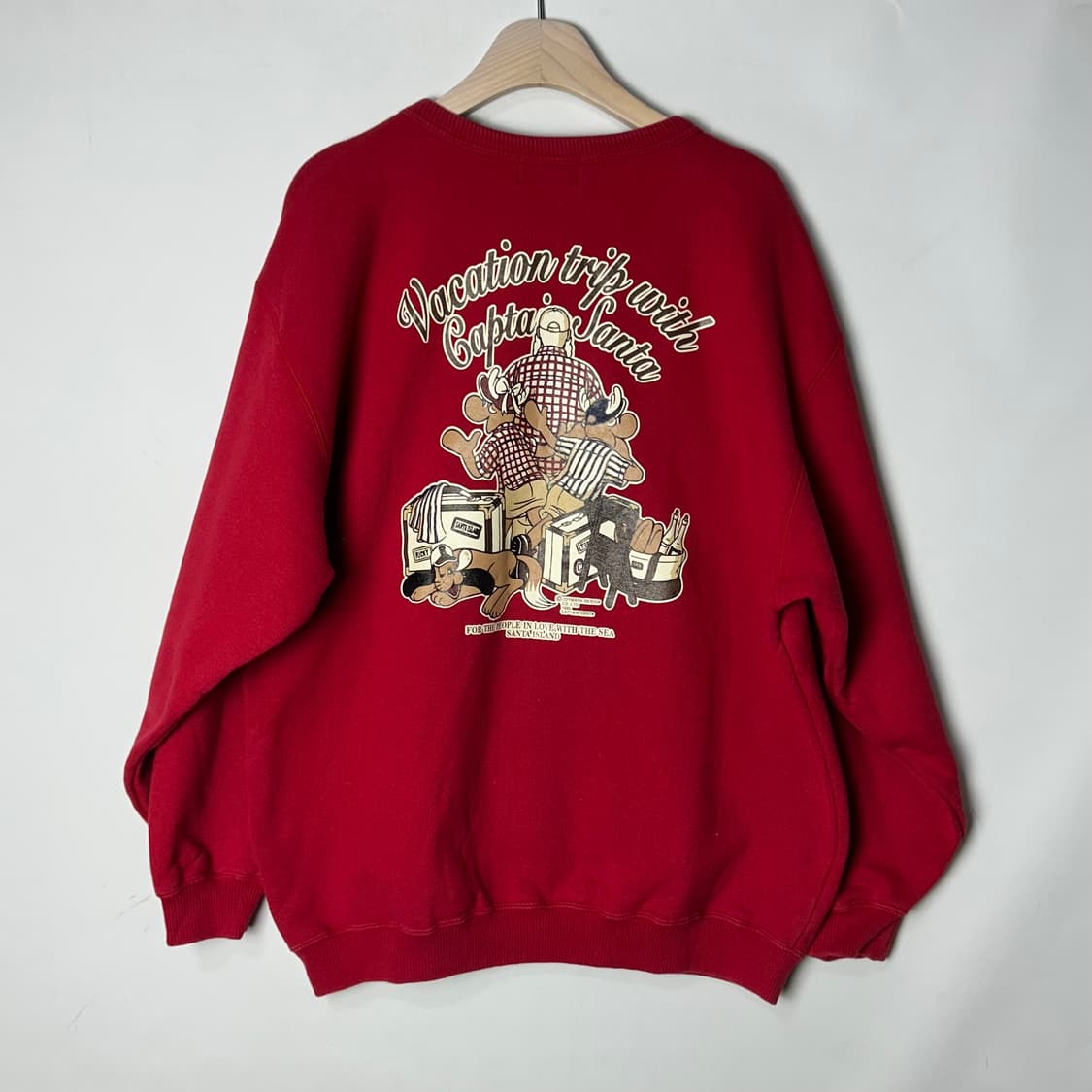 [CAPTAIN SANTA] 80s 캡틴산타 프린팅 맨투맨 상품이미지2