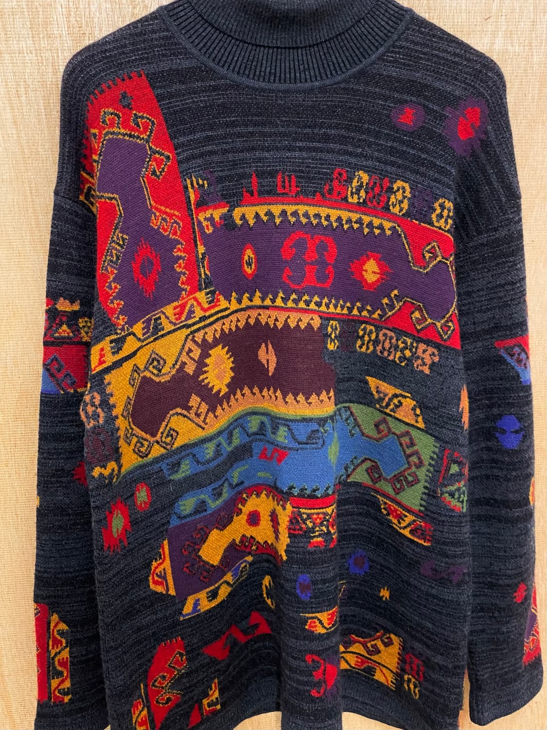 KENZO ethnic navajo knit 겐조 에스닉 나바호 니트 상품이미지3