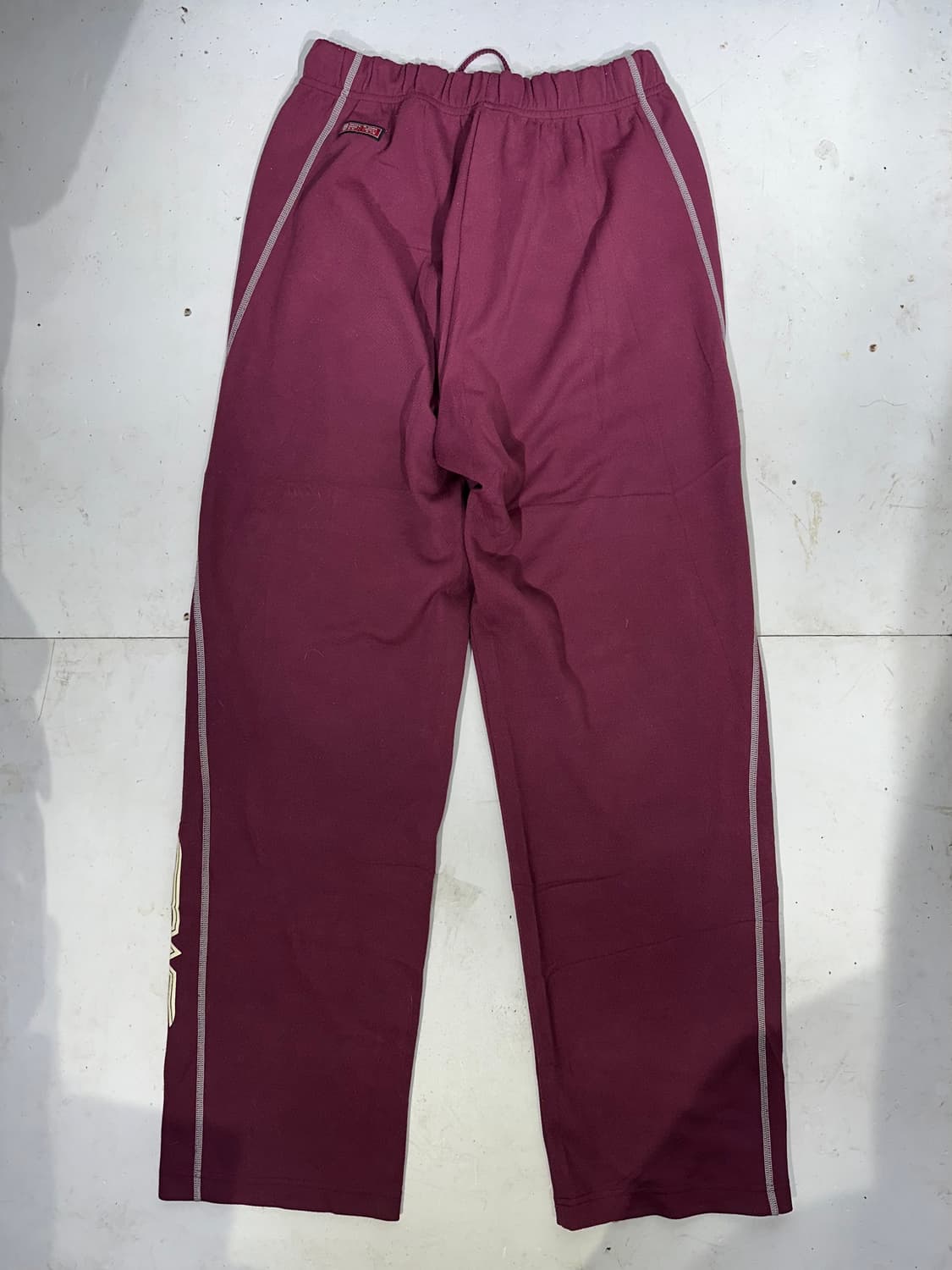 미즈노 버건디 사이드 라인 추리닝 바지 트레이닝 팬츠 L 상품이미지5