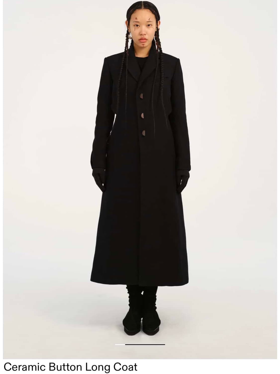 hyein seo ceramic button long coat 교환 상품이미지2