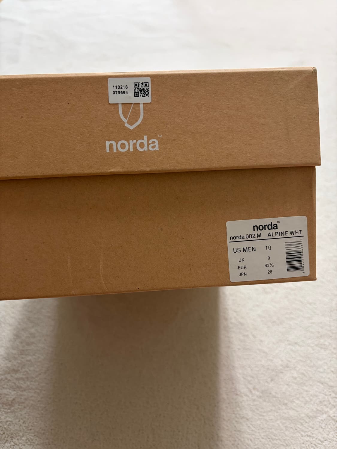 [280] 노다(NORDA) 신더 002 트레킹화 (알파인 화이트) 상품이미지4
