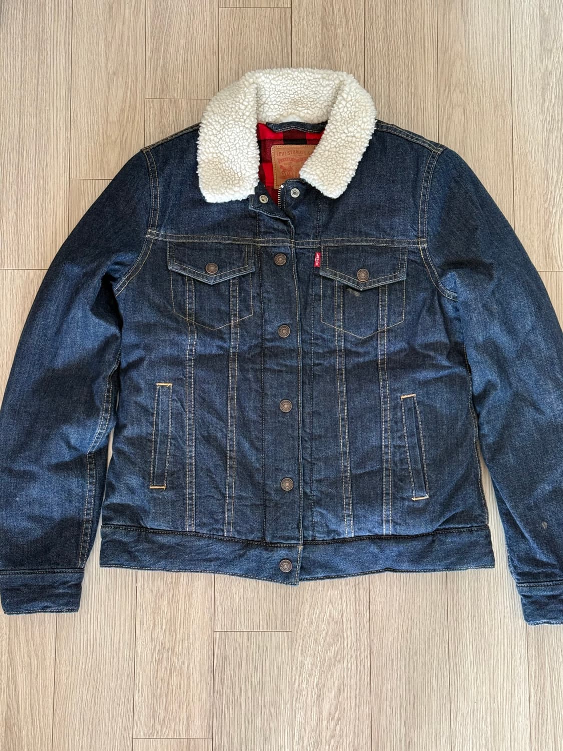 리바이스 무스탕 데님 자켓 s 상품이미지1