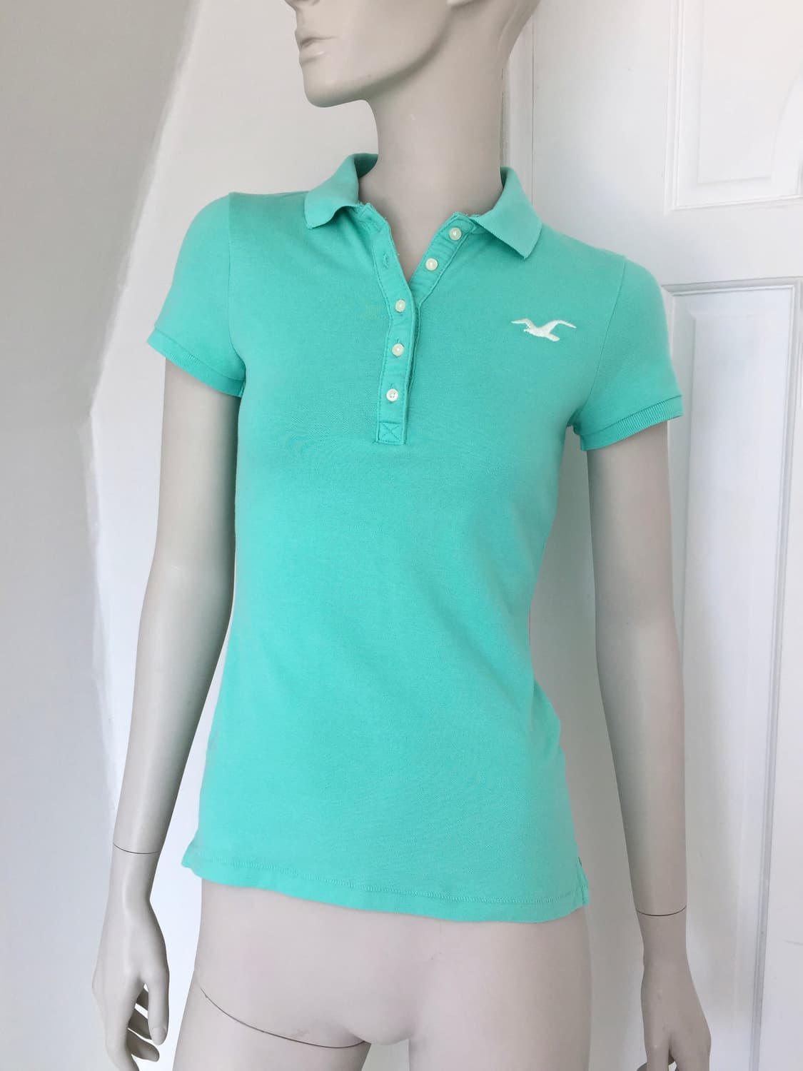 Hollister Mint Polo T-Shirt 상품이미지1