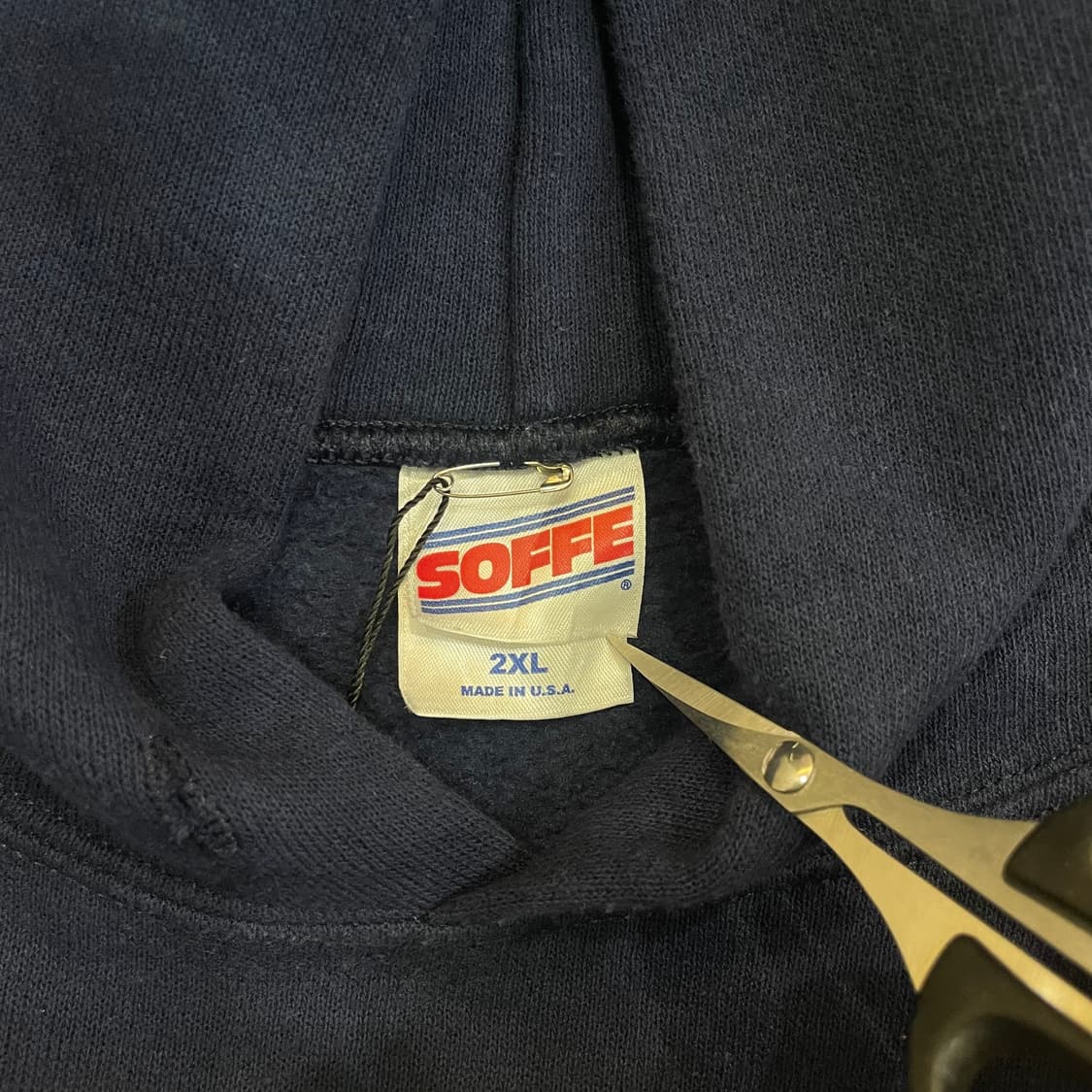 (2XL) USA Soffe NAVY 밀리터리 미해군 후드티  상품이미지9