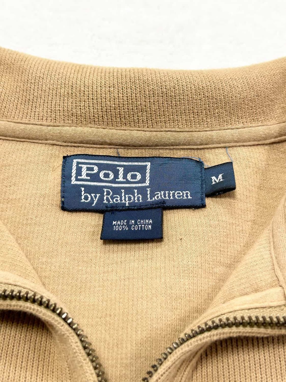 폴로 그린포니 베이지 코튼 반집업 상품이미지7