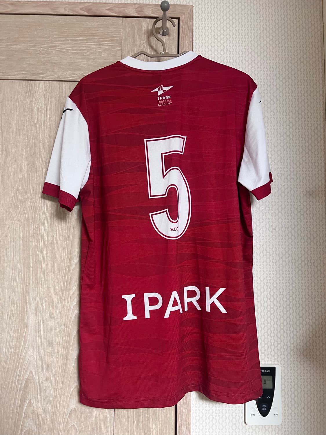 미즈노 부산 아이파크 트레이닝 유니폼 반팔 k리그 축구 상품이미지2