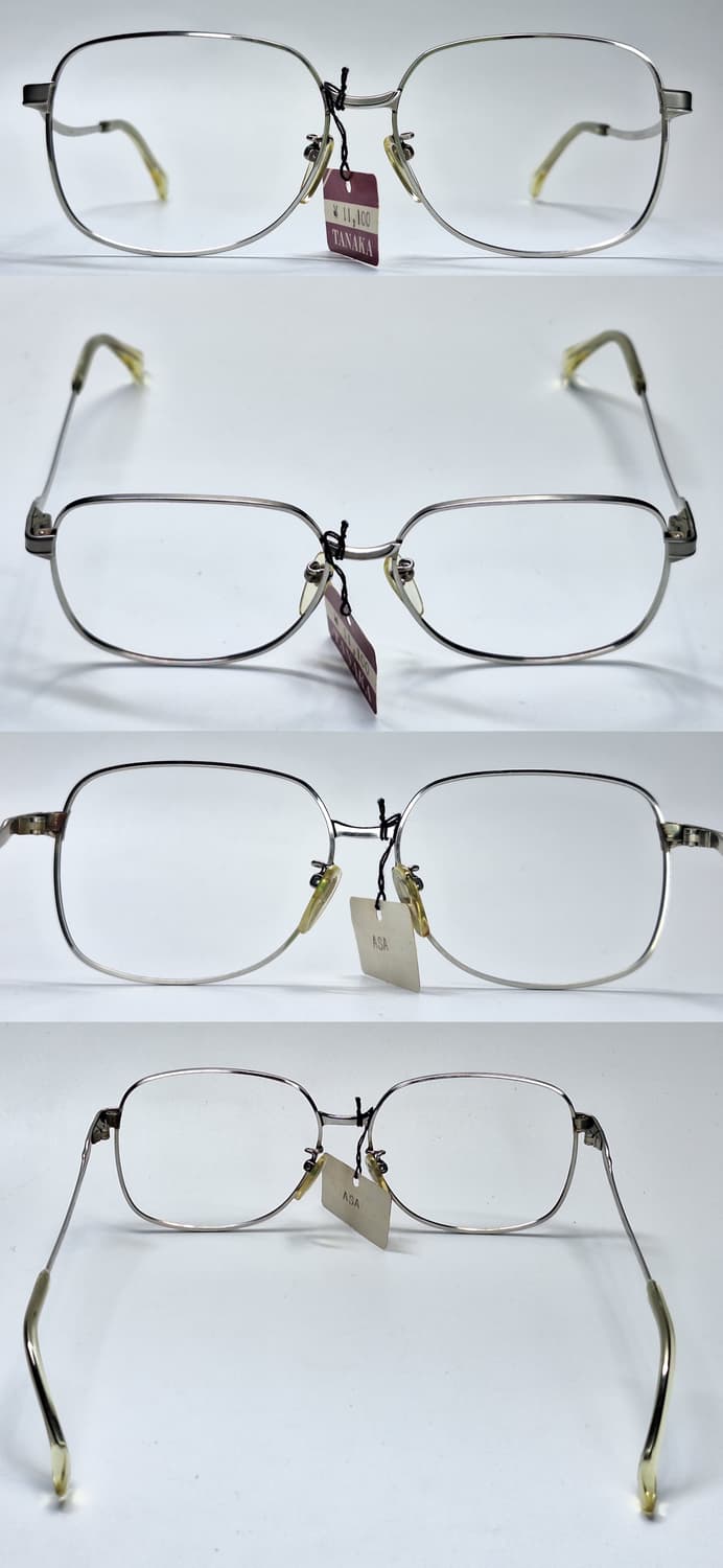 80s 일본제 빈티지 데드스톡/SPM 선플래티늄 웰링턴 안경테 56mm 상품이미지4