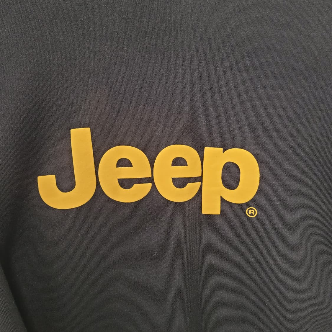 Jeep 지프 빅 로고 맨투맨 블랙 상품이미지3