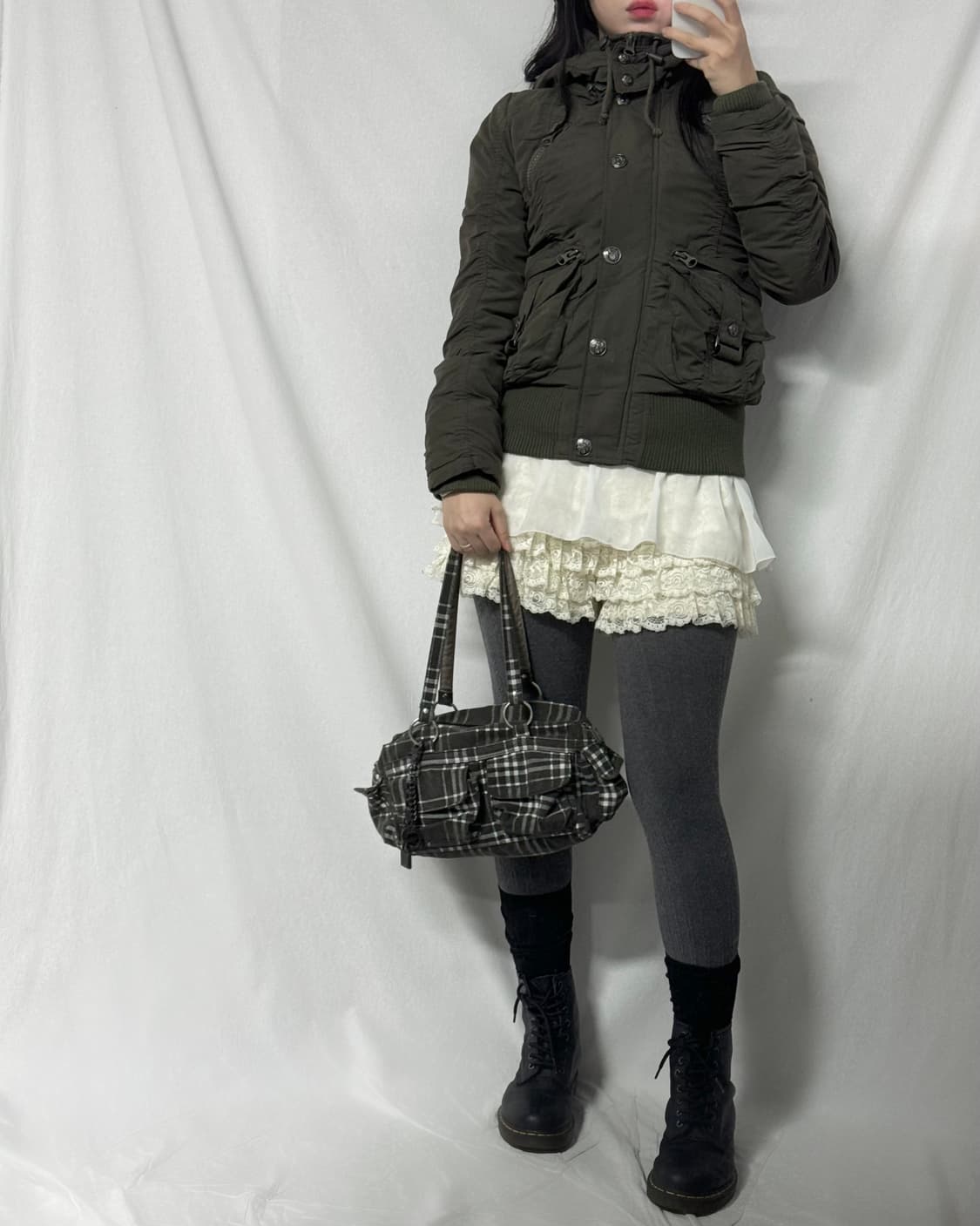 와이투케이 유틸리티 포켓 셔링 푸퍼 자켓 상품이미지7