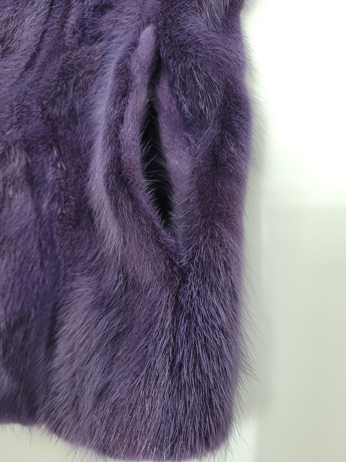 K.D.C 밍크 숏 코트 / 여 91-99-160 투톤퍼플
 상품이미지5