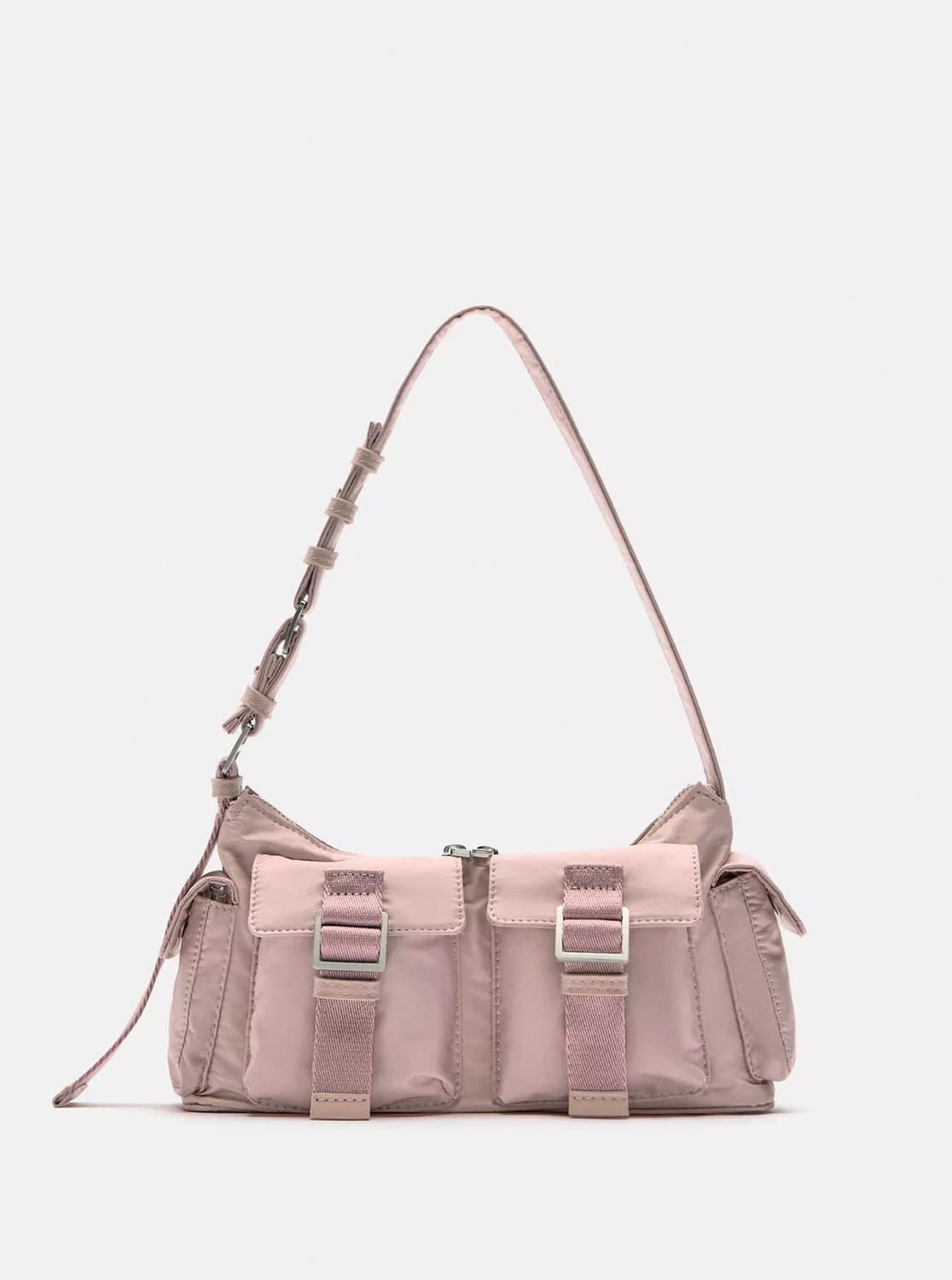 자라 zara 포켓 숄더백(핑크) 상품이미지1