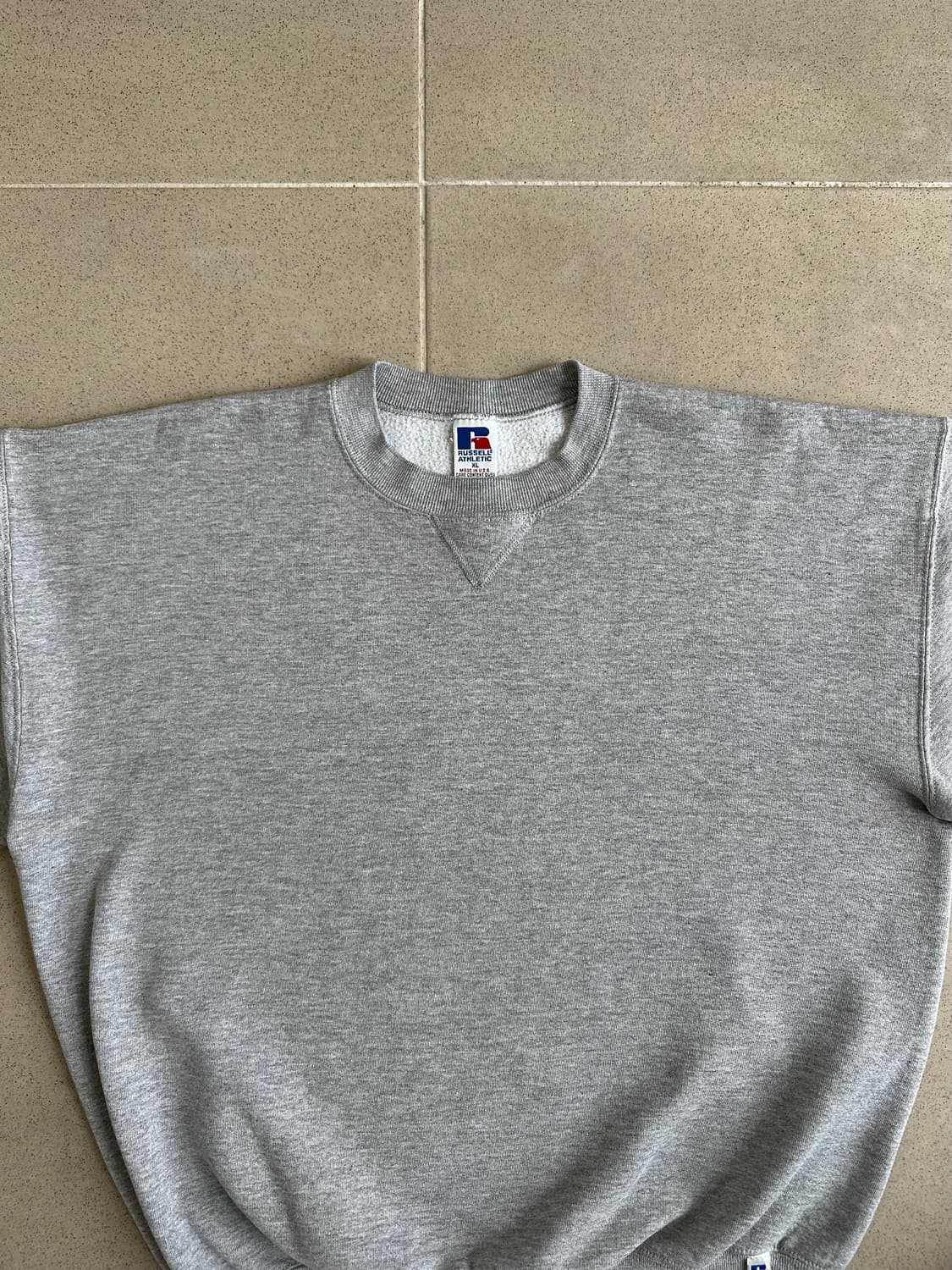 90s 빈티지 러셀 스웻셔츠 그레이 XL USA 상품이미지4