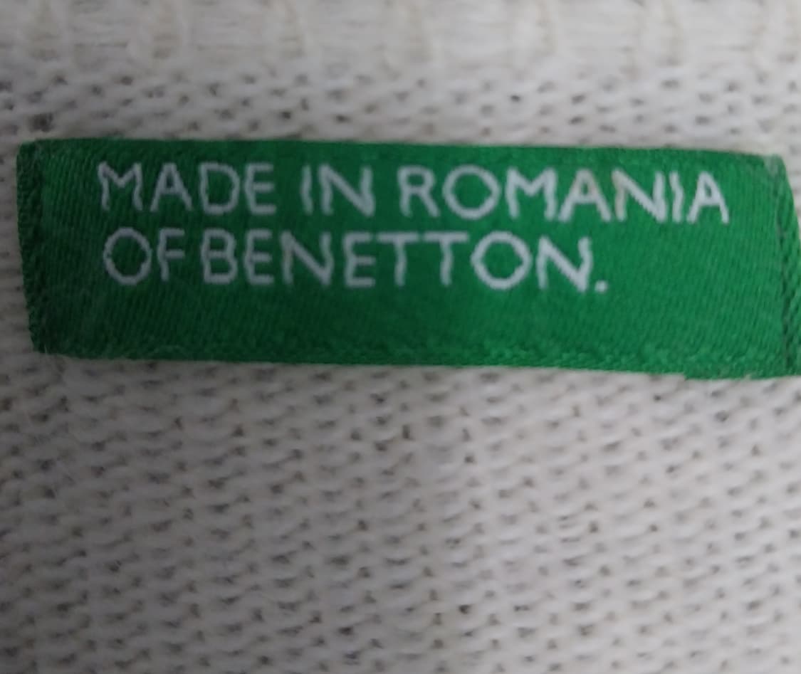 베네통 아이보리 V넥 니트 (55반까지) 상품이미지5