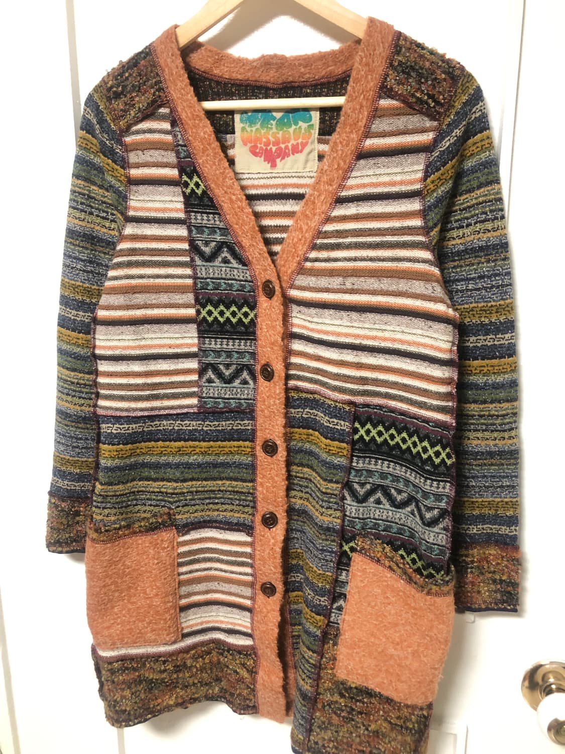 히피 패치워크 가디건 상품이미지2