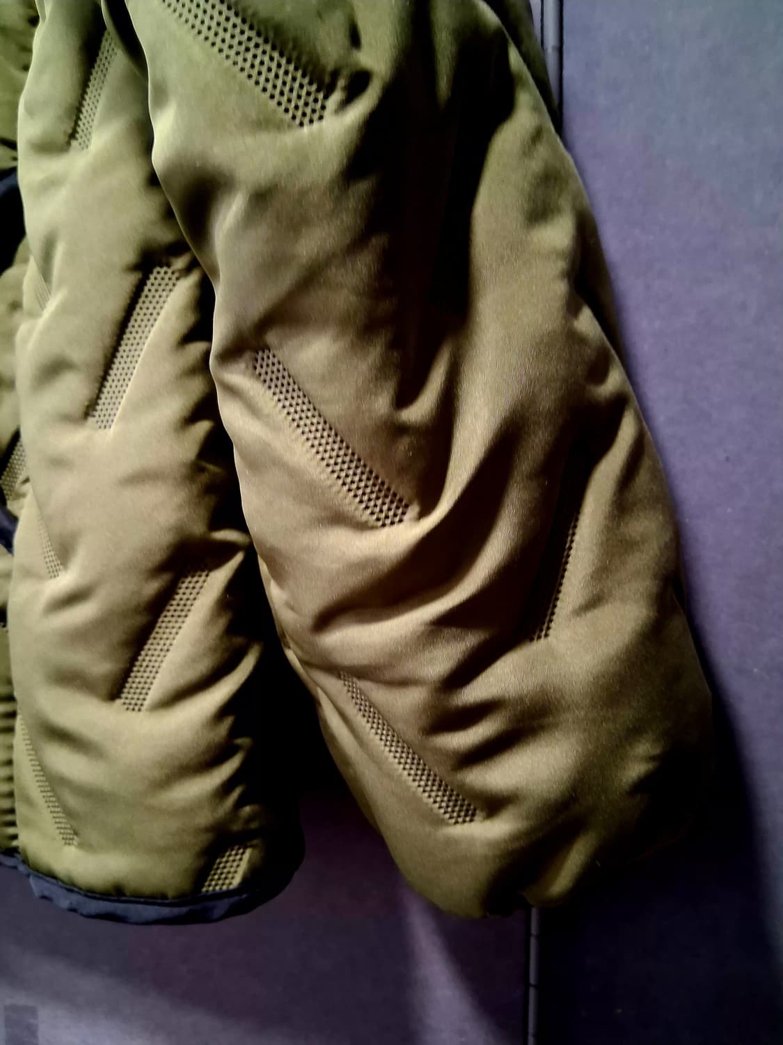 남 카키 퀼팅 자켓 안감 솜털 새상품 상품이미지3