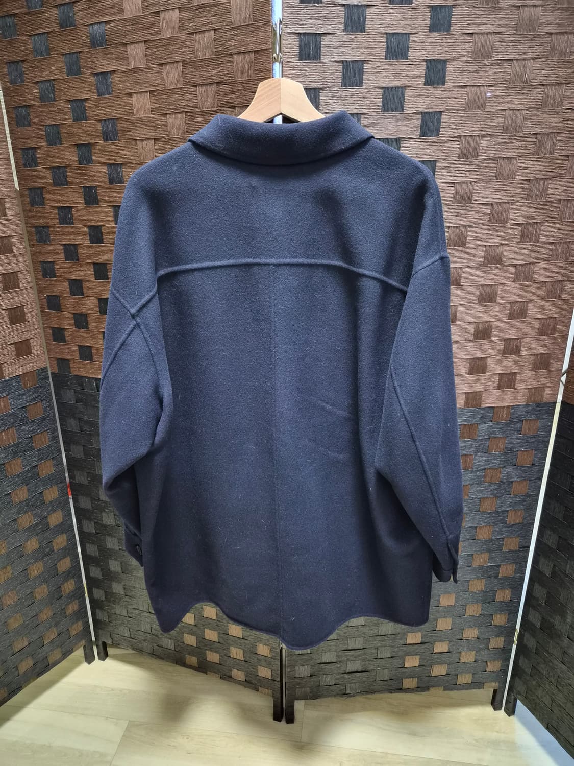 유니클로 x 질샌더 울 하프코트 XL size 상품이미지3