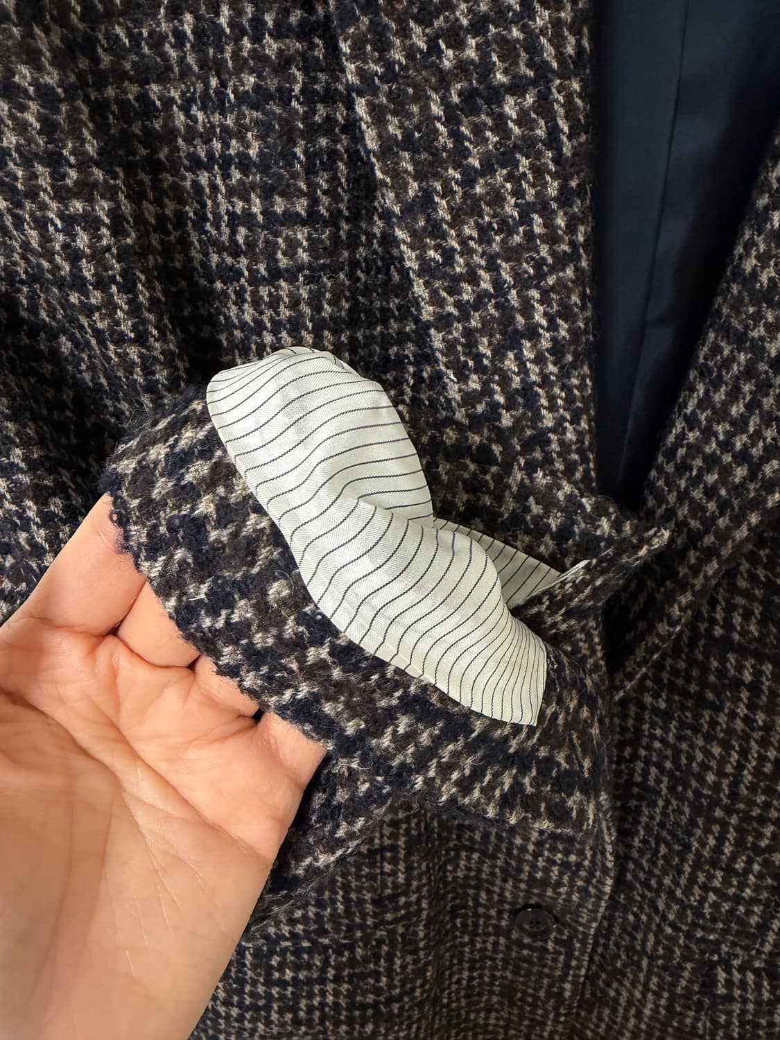 에몽 aimons 체크 재킷 상품이미지6