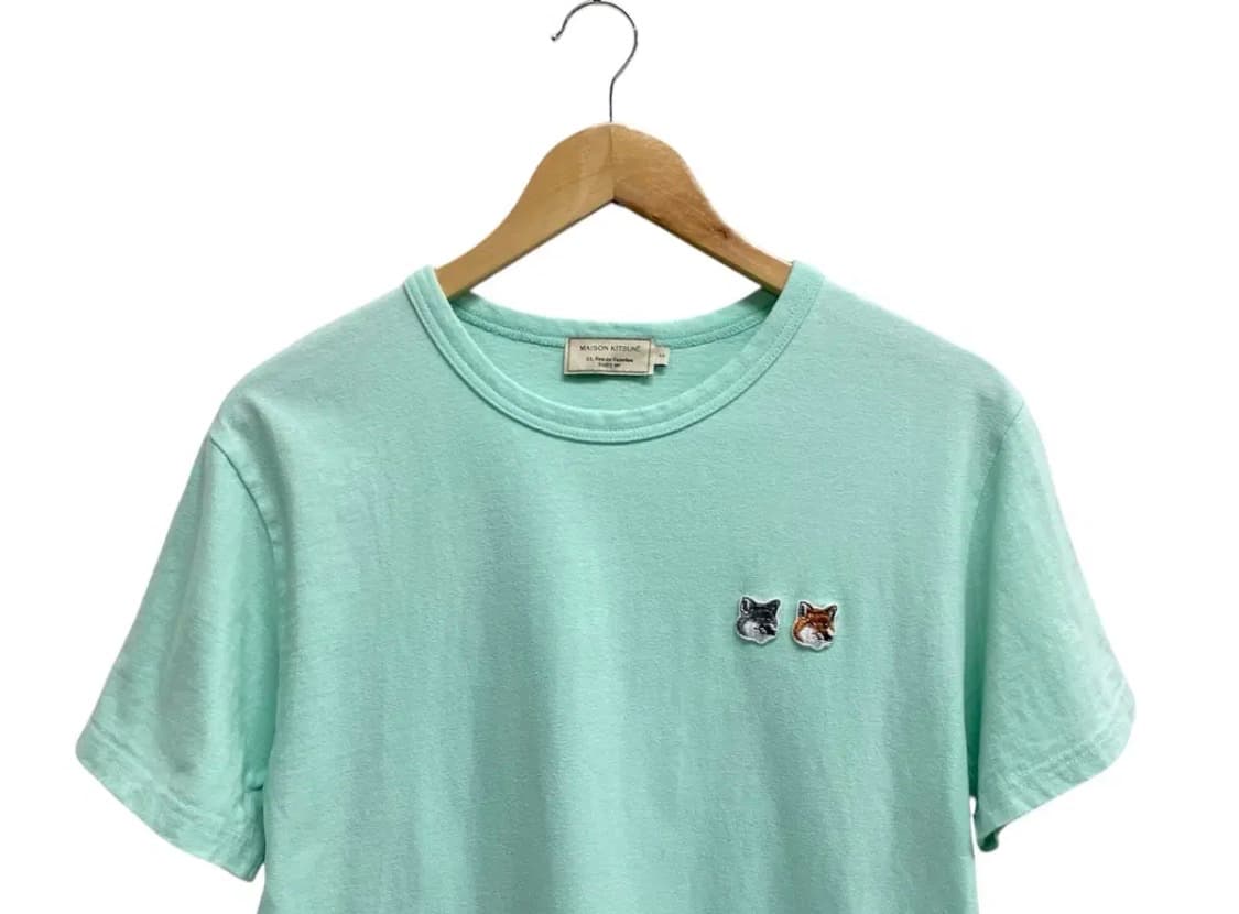 메종키츠네 더블 폭스 라운드티 S 상품이미지3