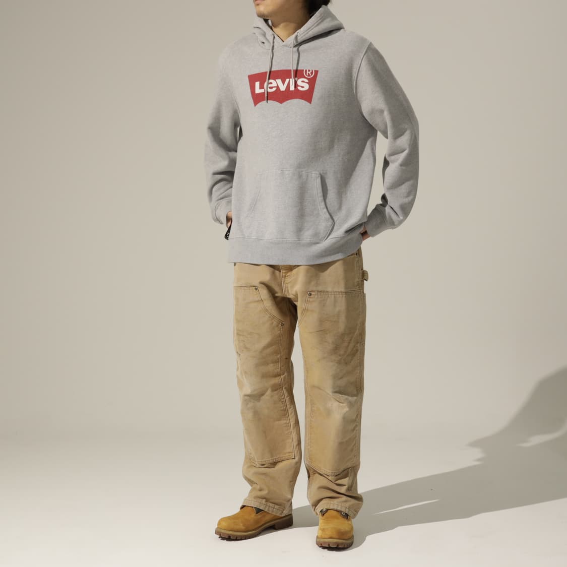 리바이스 배트맨로고 후드 스웻 상품이미지2