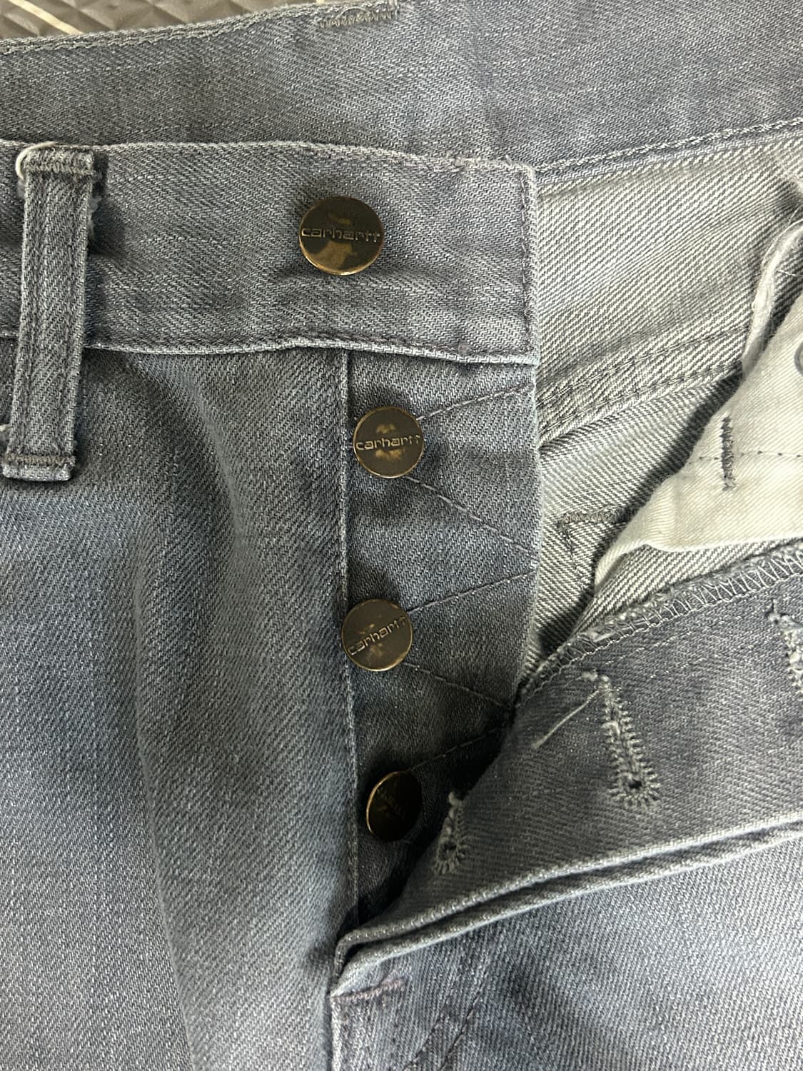 칼하트 버튼플라이 데님팬츠 상품이미지2