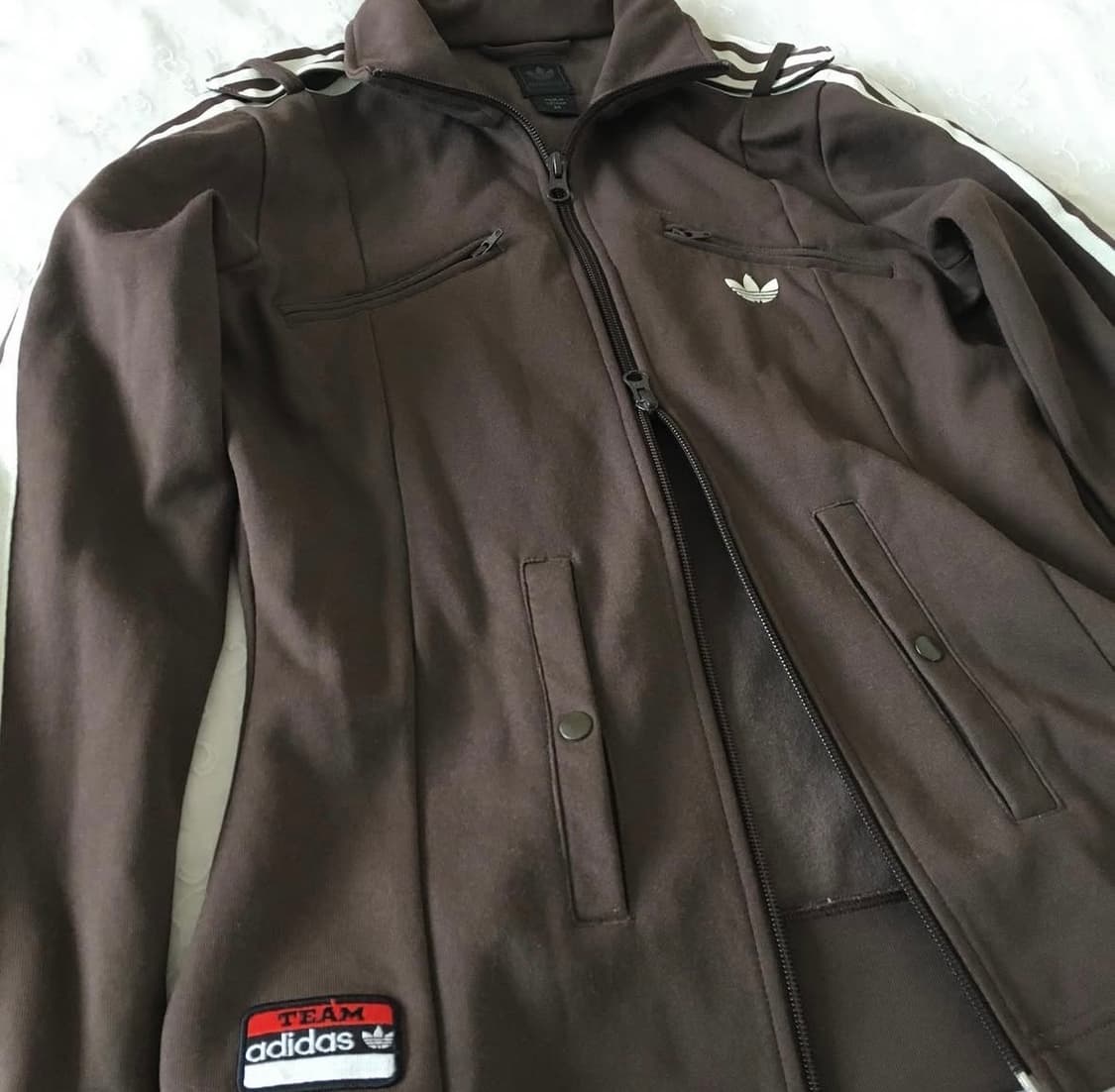 Adidas 팀트레포일 브라운 트랙탑 상품이미지3