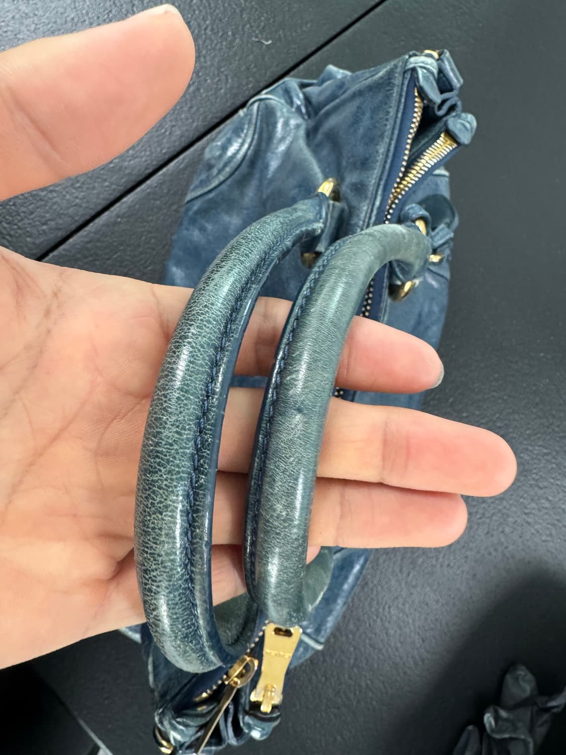 미우미우 비텔로 샤인 투웨이백(정품) 상품이미지5