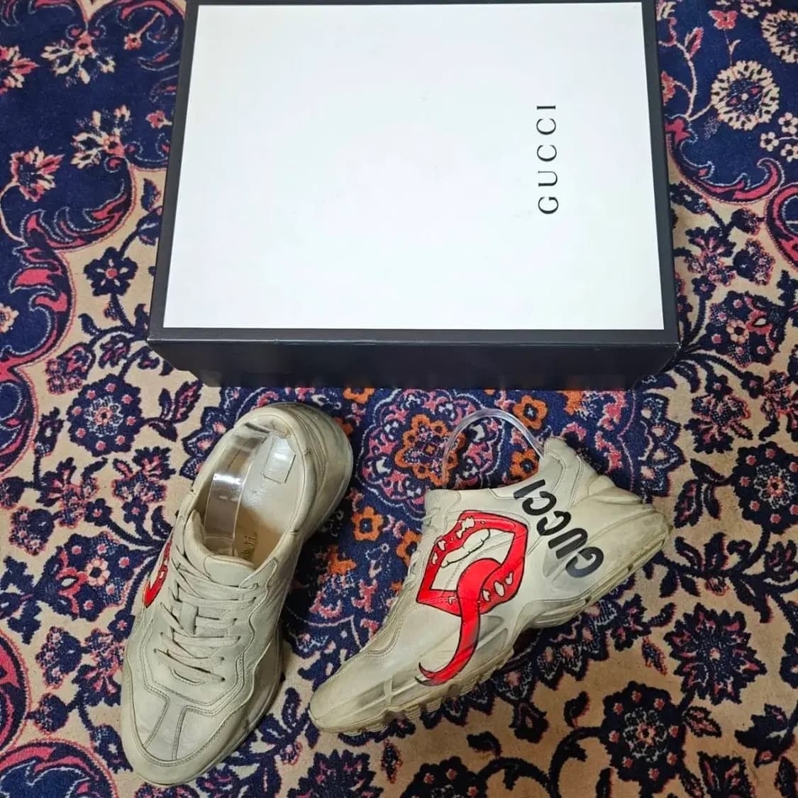 구찌(GUCCI) 더티 라이톤 입술 스니커즈 6 size(255-260) 상품이미지2