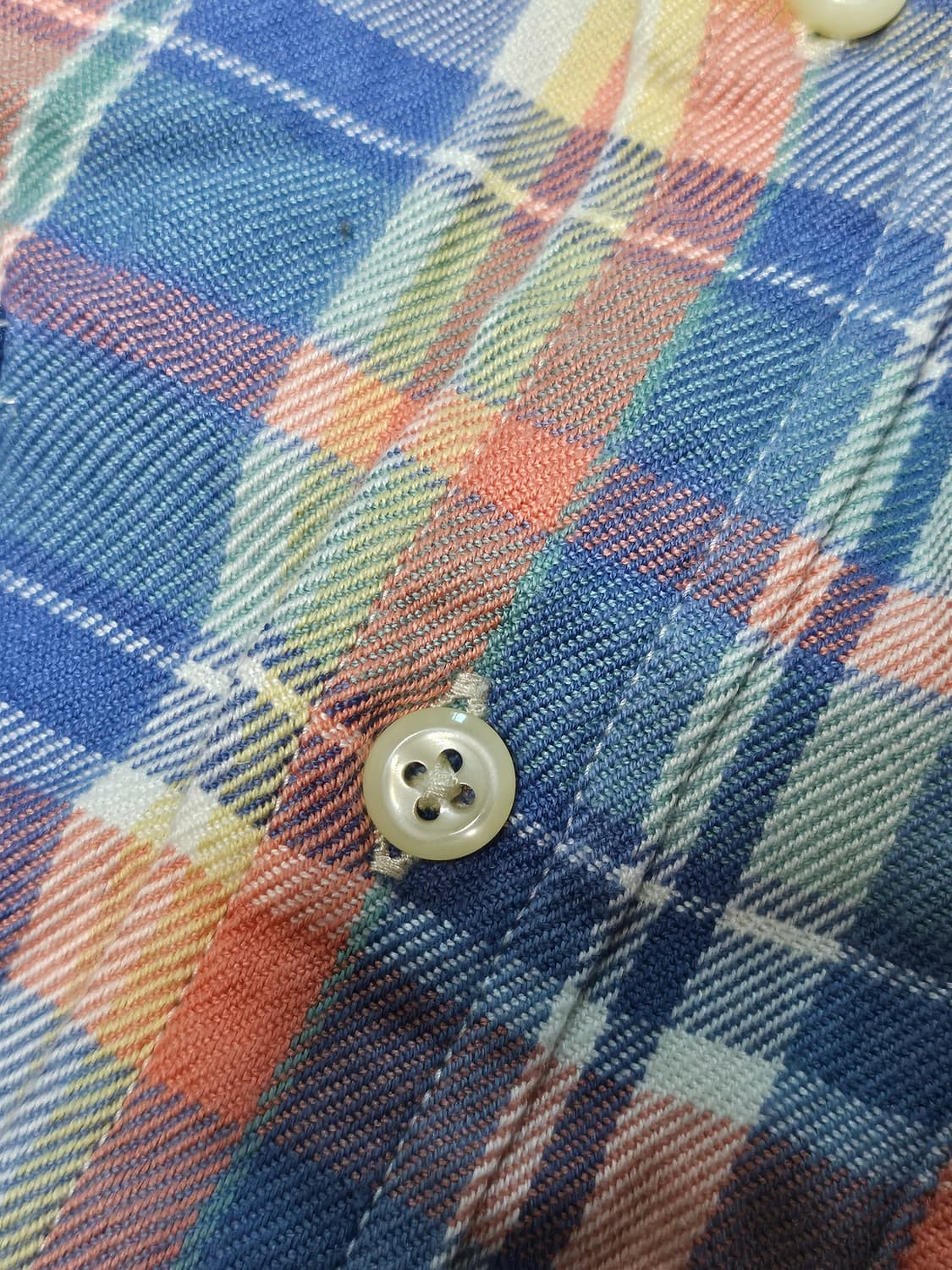 폴로랄프로렌 패치 포켓 체크 셔츠 M 상품이미지3