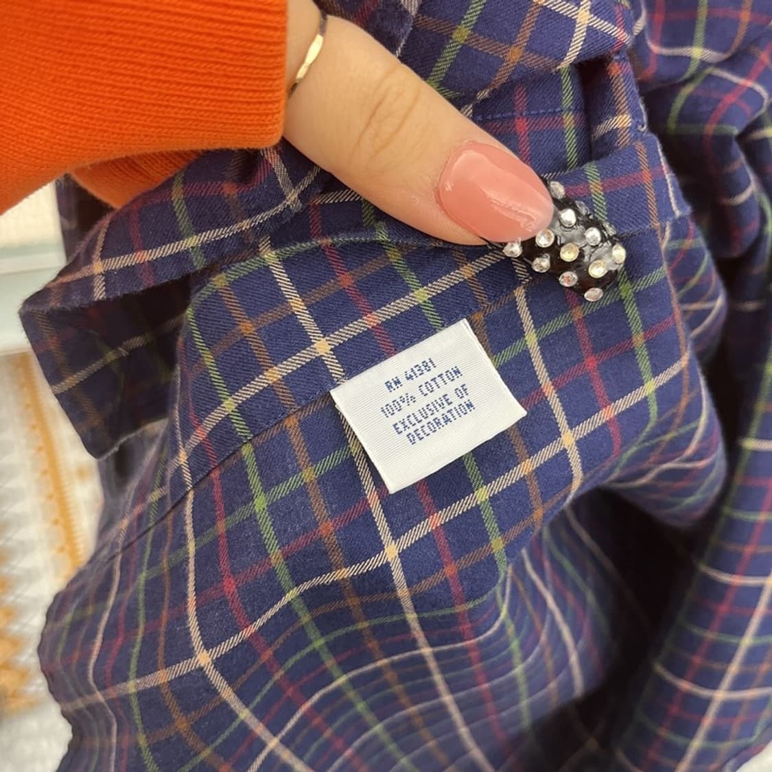 폴로 랄프로렌 올드스쿨 레트로 캐주얼 빈티지 체크 셔츠 M C10522 상품이미지6