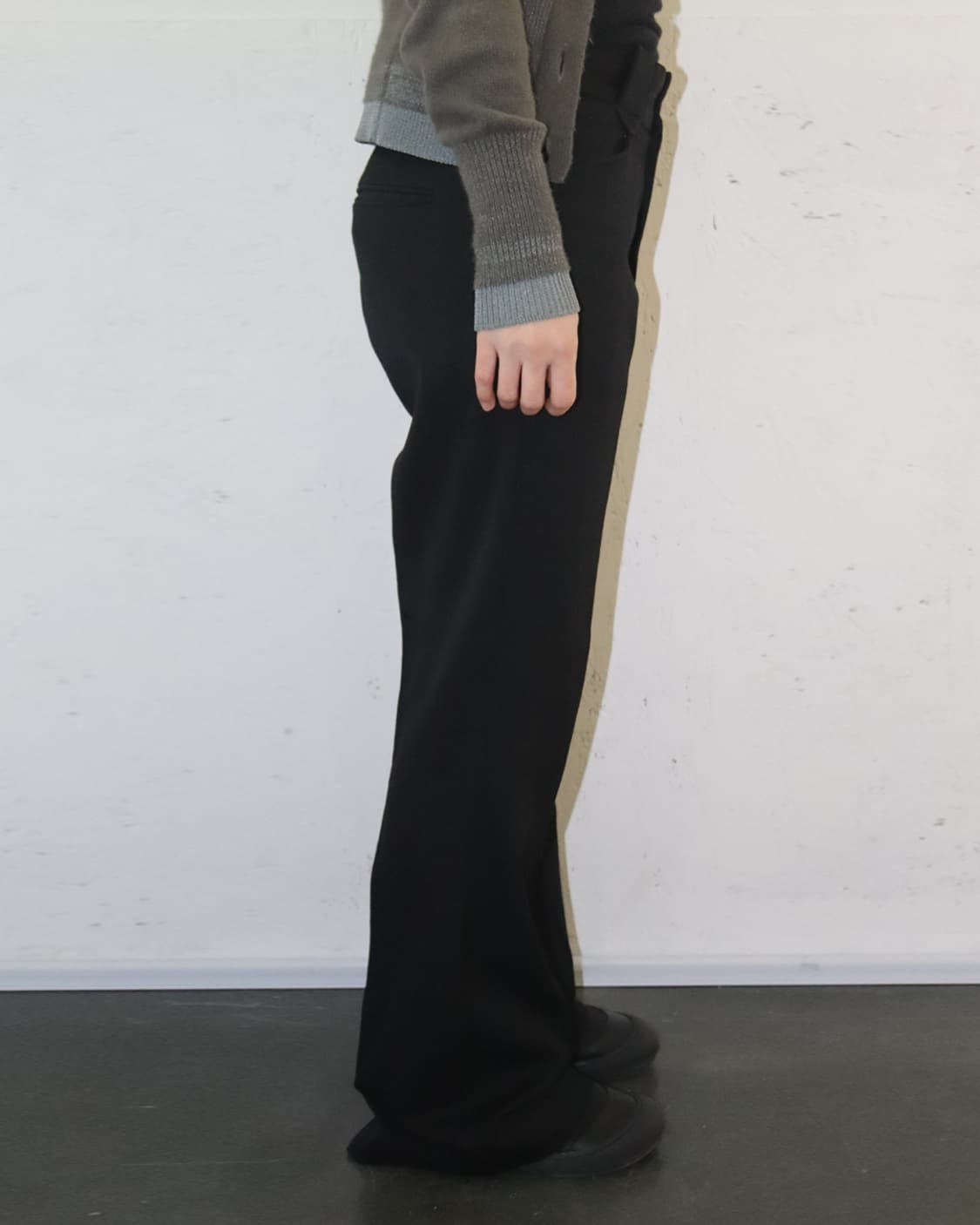 커미션 22AW 버진 울 부츠컷 슬랙스 상품이미지3