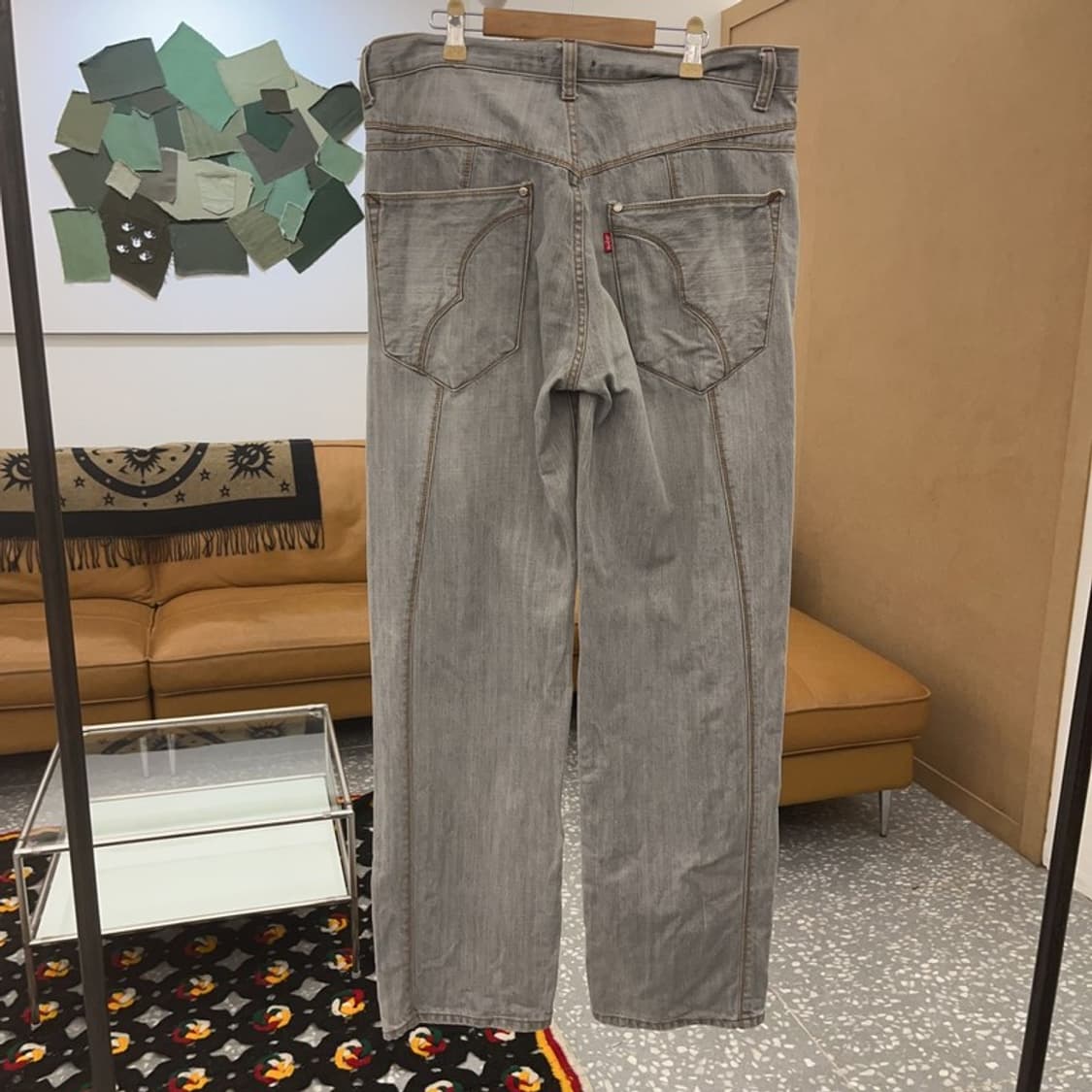 리바이스 엔지니어드진 빈티지 라인 워싱 데님팬츠 34인치 C08156 상품이미지4