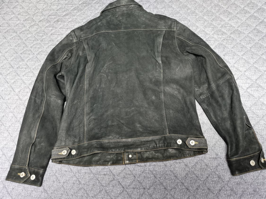 type3 데님자켓 스타일 산양+데님 혼용 라이더자켓 105사이즈 상품이미지2