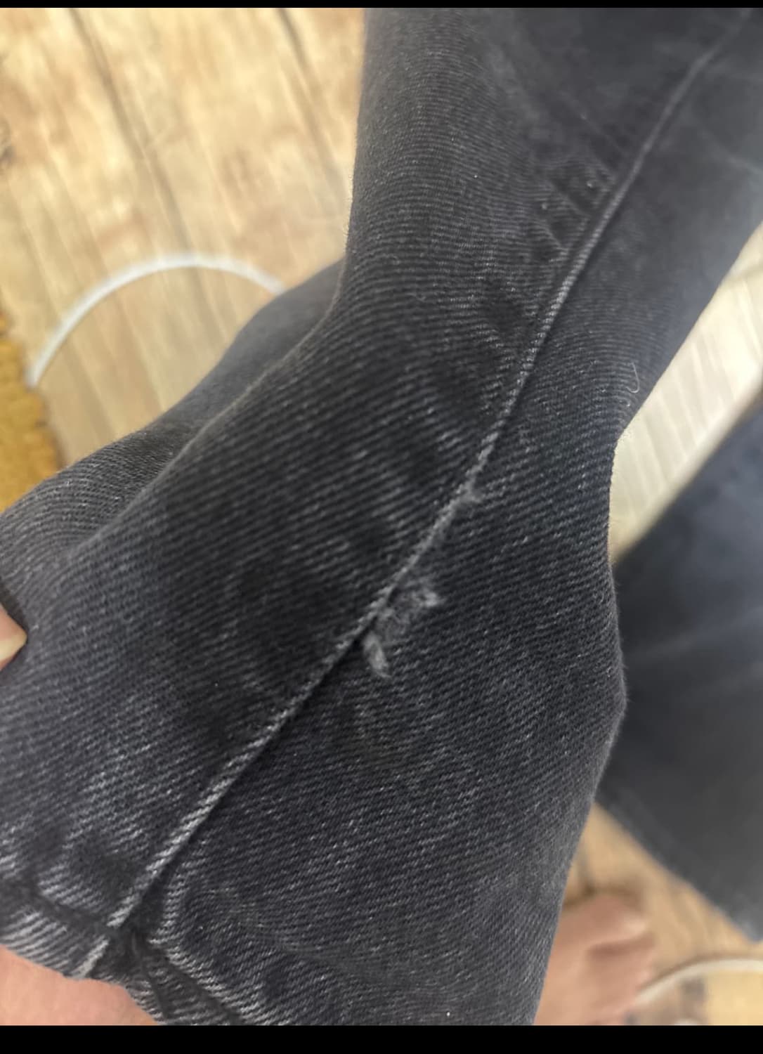 슈프림 블랙데님 배기진 24ss 30 상품이미지2