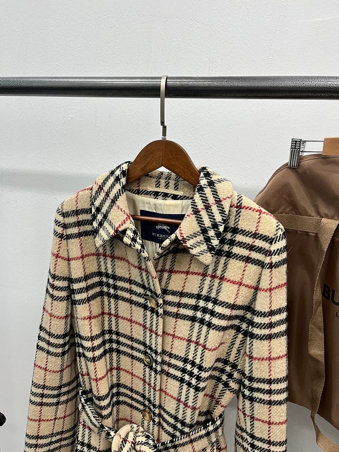 여) 버버리 노바체크 울 트렌치코트  상품이미지2